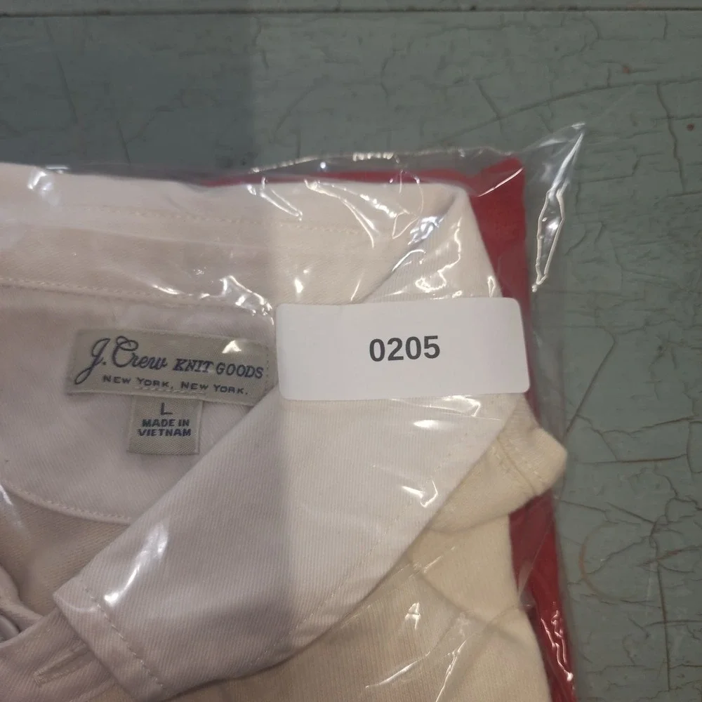 J. Crew Rugby Shirt Colorblock Long Sleeve Cotton Size L‎